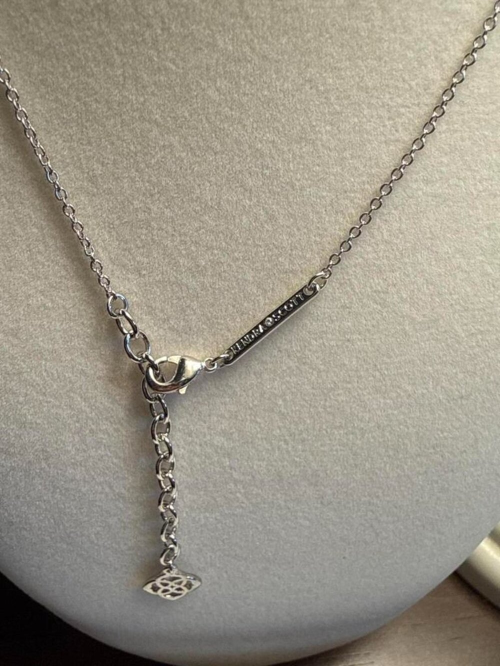 Kendra Scott Silver Butterfly Pendant Necklace - Picture 3 of 3
